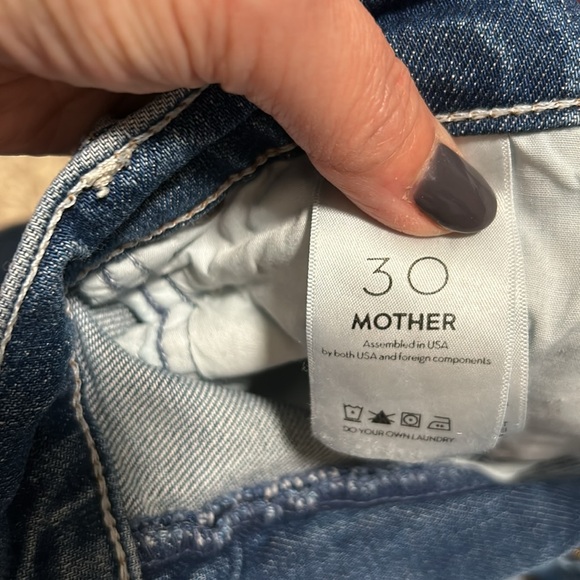 Mother Jeans High Rise The Dazzler Size 30 - Picture 8 of 10